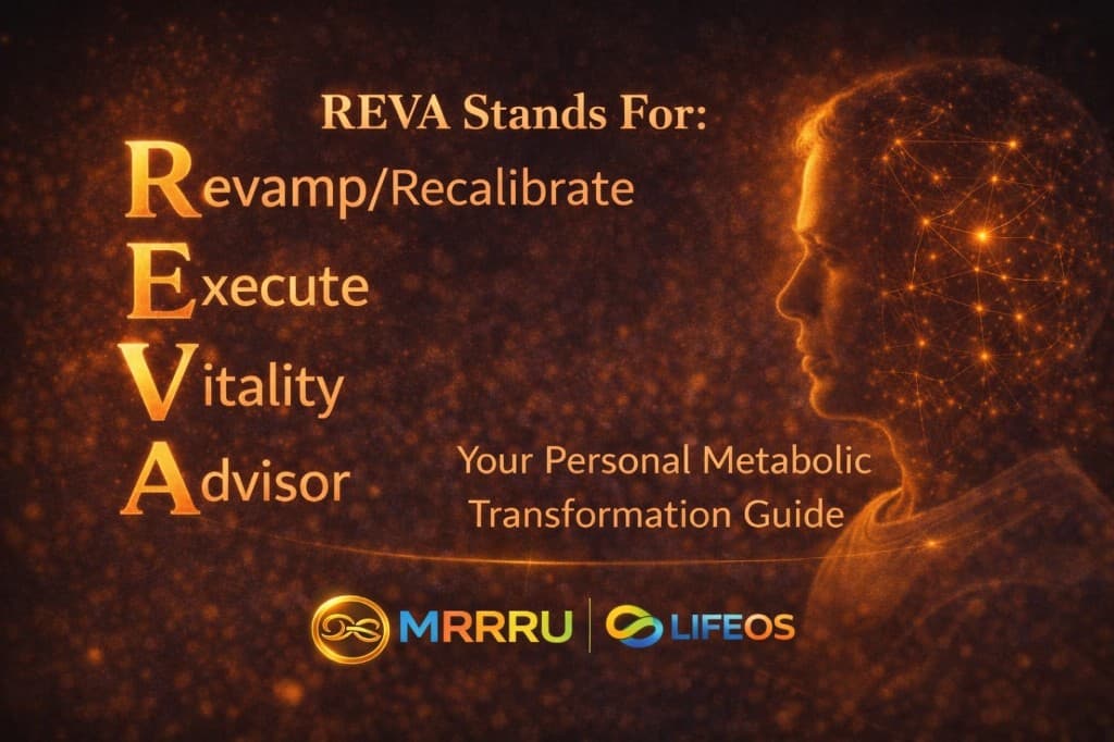 REVA stands for Revamp, Execute, Vitality, Advisor — your personal metabolic transformation guide